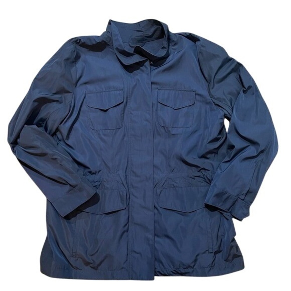 J. Jill India Ink Navy Blue Utility Field Jacket Womens Medium NWT‎ 719319
